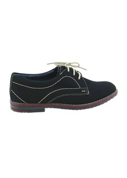 Gregors Buty chłopięce komunijne wkładka skórzana granatowe 141 niebieskie - id: 53228 - marki Gregors - 183677706 Gregors Buty chłopięce komunijne wkładka skórzana granatowe 141 niebieskie ze sklepu ButyModne.pl w kategorii Buty komunijne - zdjęcie 183677706