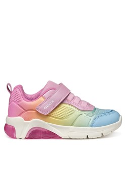 Sneakersy Geox J Fadinlight J46M4C 0EE54 C8206 D Różowy ze sklepu eobuwie.pl w kategorii Buty sportowe dziecięce - zdjęcie 183677945