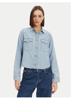 Noisy May Koszula jeansowa Selvi 27033010 Błękitny Regular Fit ze sklepu MODIVO w kategorii Koszule damskie - zdjęcie 183678705