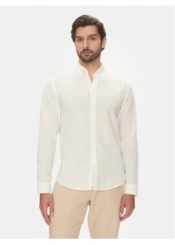 Lindbergh Koszula 30-203344B Biały Relaxed Fit ze sklepu MODIVO w kategorii Koszule męskie - zdjęcie 183678715