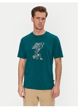New Balance T-Shirt MT51978 Zielony Relaxed Fit ze sklepu MODIVO w kategorii T-shirty męskie - zdjęcie 183678727