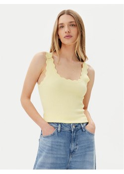 JDY Top Nanna 15290585 Żółty Slim Fit ze sklepu MODIVO w kategorii Bluzki damskie - zdjęcie 183678756
