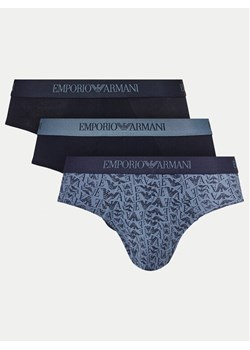 Emporio Armani Underwear Komplet 3 par slipów 111624 4F722 75536 Granatowy ze sklepu MODIVO w kategorii Majtki męskie - zdjęcie 183678766