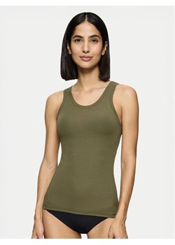 Triumph Top Beauty Layers 10221176 Zielony Slim Fit ze sklepu MODIVO w kategorii Piżamy damskie - zdjęcie 183678825