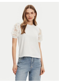 JDY Bluzka Fairview 15347021 Biały Regular Fit ze sklepu MODIVO w kategorii Bluzki damskie - zdjęcie 183678885