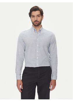 Lindbergh Koszula 30-203344B Błękitny Relaxed Fit ze sklepu MODIVO w kategorii Koszule męskie - zdjęcie 183678888