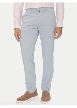 Pierre Cardin Chinosy C3 33730.1058 Błękitny Slim Fit ze sklepu MODIVO w kategorii Spodnie męskie - zdjęcie 183678946