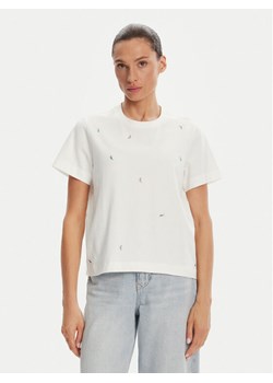 Vero Moda T-Shirt 10325318 Biały Regular Fit ze sklepu MODIVO w kategorii Bluzki damskie - zdjęcie 183678966