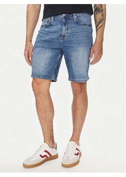 Lindbergh Szorty jeansowe 30-550000VBL Niebieski Loose Fit ze sklepu MODIVO w kategorii Spodenki męskie - zdjęcie 183679007