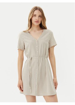 Vero Moda Sukienka letnia Mymilo 10322976 Beżowy Loose Fit ze sklepu MODIVO w kategorii Sukienki - zdjęcie 183679029
