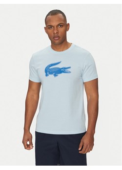 Lacoste T-Shirt TH2042 Błękitny Regular Fit ze sklepu MODIVO w kategorii T-shirty męskie - zdjęcie 183679047