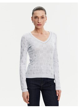 Guess Sweter W5GR07 Z3D60 Niebieski Regular Fit ze sklepu MODIVO w kategorii Swetry damskie - zdjęcie 183679156