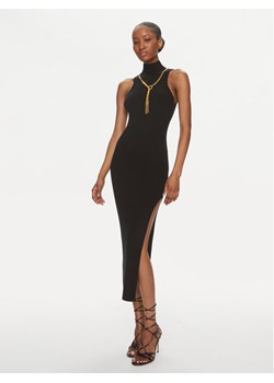 Elisabetta Franchi Sukienka codzienna AM-69S-41E2-V400 Czarny Slim Fit ze sklepu MODIVO w kategorii Sukienki - zdjęcie 183679177