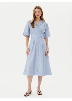 YAS Sukienka koszulowa Astor 26037276 Niebieski Regular Fit ze sklepu MODIVO w kategorii Sukienki - zdjęcie 183679189
