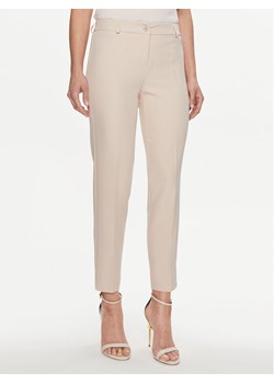 Maryley Spodnie materiałowe 24EB52Z/43GE Beżowy Slim Fit ze sklepu MODIVO w kategorii Spodnie damskie - zdjęcie 183679205