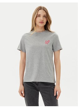 Pieces T-Shirt Maria 17155082 Szary Relaxed Fit ze sklepu MODIVO w kategorii Bluzki damskie - zdjęcie 183679219