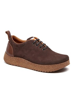 Comfortfusse Skórzane sneakersy w kolorze brązowym ze sklepu Limango Polska w kategorii Półbuty damskie - zdjęcie 183682089
