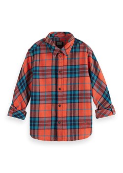 Scotch &amp; Soda Koszula w kolorze niebiesko-pomarańczowym ze sklepu Limango Polska w kategorii Koszule chłopięce - zdjęcie 183682368