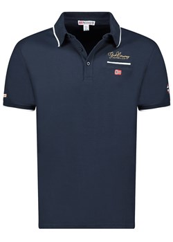 Geographical Norway Koszulka polo &quot;Kara&quot; w kolorze granatowym ze sklepu Limango Polska w kategorii T-shirty męskie - zdjęcie 183682375