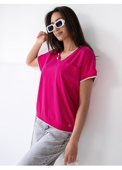 bluzka irvella różowa one size ze sklepu UBRA w kategorii Bluzki damskie - zdjęcie 183682618