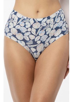 Julimex figi damskie Shells Simple Maxi, Kolor granatowy-wzór, Rozmiar 2XL, Julimex ze sklepu Intymna w kategorii Majtki damskie - zdjęcie 183682899