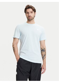 Nike T-Shirt Sportswear Club AR4997 Błękitny Regular Fit ze sklepu MODIVO w kategorii T-shirty męskie - zdjęcie 183683798