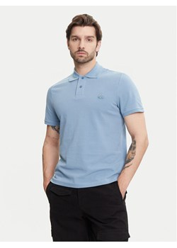 Moose Knuckles Polo Everett M34MT712 Niebieski Slim Fit ze sklepu MODIVO w kategorii T-shirty męskie - zdjęcie 183683807