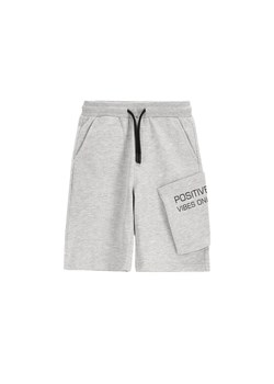Coccodrillo Szorty sportowe WC5120501VBC Szary Regular Fit ze sklepu MODIVO w kategorii Spodenki chłopięce - zdjęcie 183683839