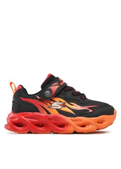 Skechers Sneakersy Heat Flux 400103L/BKRD Czarny ze sklepu MODIVO w kategorii Buty sportowe dziecięce - zdjęcie 183683859