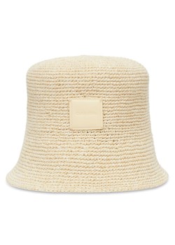 Calvin Klein Kapelusz Crochet Bucket LV04K5064G Beżowy ze sklepu MODIVO w kategorii Kapelusze damskie - zdjęcie 183683868