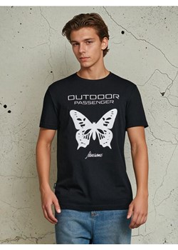 Sinsay - Koszulka z ozdobnym nadrukiem - czarny ze sklepu Sinsay w kategorii T-shirty męskie - zdjęcie 183685716