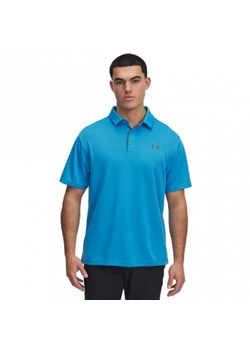 Męska koszulka polo Under Armour Tech Polo - niebieska ze sklepu Sportstylestory.com w kategorii T-shirty męskie - zdjęcie 183686588