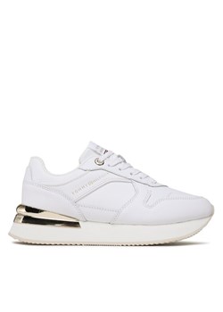 Sneakersy Tommy Hilfiger Elevated Feminine Leather Runner FW0FW07108 Biały ze sklepu eobuwie.pl w kategorii Buty sportowe damskie - zdjęcie 183687568