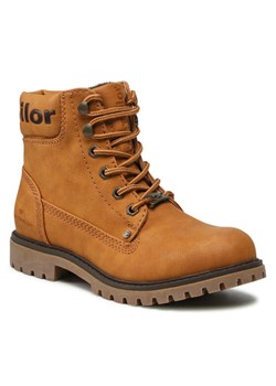 Trapery Tom Tailor 219011400 Brązowy ze sklepu eobuwie.pl w kategorii Workery damskie - zdjęcie 183687588