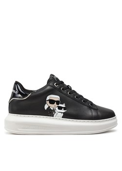 Sneakersy KARL LAGERFELD KL62524T Czarny ze sklepu eobuwie.pl w kategorii Buty sportowe damskie - zdjęcie 183687605