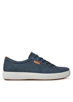 Sneakersy ECCO Soft 7 43000459140 Granatowy ze sklepu eobuwie.pl w kategorii Trampki męskie - zdjęcie 183687626