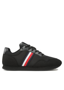 Sneakersy Tommy Hilfiger Core Lo Runner FM0FM04504 Czarny ze sklepu eobuwie.pl w kategorii Buty sportowe męskie - zdjęcie 183687675