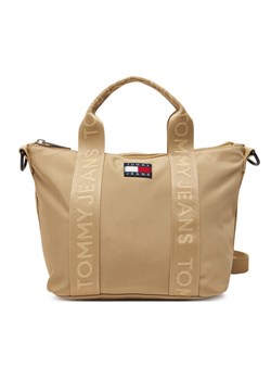 Torebka Tommy Jeans Tjw Ess Daily Mini Tote AW0AW17288 Beżowy ze sklepu eobuwie.pl w kategorii Torby Shopper bag - zdjęcie 183687737
