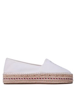 Espadryle Tommy Hilfiger Embroidered Flatform FW0FW07014 Écru ze sklepu eobuwie.pl w kategorii Espadryle damskie - zdjęcie 183687767