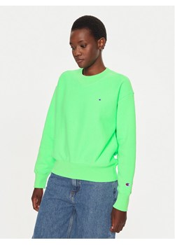 Champion Bluza 116240 Zielony Loose Fit ze sklepu MODIVO w kategorii Bluzy damskie - zdjęcie 183688996