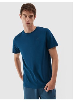 4F T-Shirt 4FAW23TTSHM0876 Niebieski Regular Fit ze sklepu MODIVO w kategorii T-shirty męskie - zdjęcie 183689058