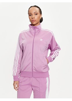adidas Bluza adicolor Classics Firebird IY4741 Fioletowy Loose Fit ze sklepu MODIVO w kategorii Bluzy damskie - zdjęcie 183689107