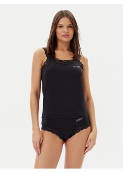 Guess Piżama O5RG04 KBBU1 Czarny Regular Fit ze sklepu MODIVO w kategorii Piżamy damskie - zdjęcie 183689157