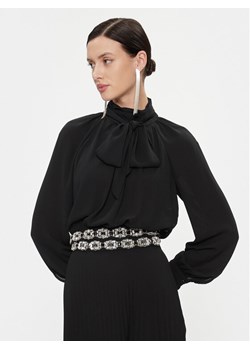 Elisabetta Franchi Bluzka CA-011-37E2-V380 Czarny Regular Fit ze sklepu MODIVO w kategorii Bluzki damskie - zdjęcie 183689186