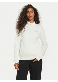 Guess Bluza V4BQ18 KCHX0 Biały Regular Fit ze sklepu MODIVO w kategorii Bluzy damskie - zdjęcie 183689285