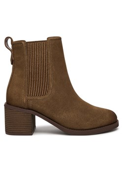 Clarks Botki Chamberly Top 26178832 Brązowy ze sklepu MODIVO w kategorii Botki - zdjęcie 183689318