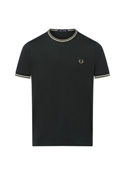 Fred Perry T-shirt męski Mężczyźni Bawełna jodłowy jednolity ze sklepu vangraaf w kategorii T-shirty męskie - zdjęcie 183691527