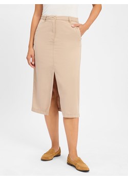 Tommy Hilfiger Damska spódnica midi Kobiety Lyocell melanżowy jednolity ze sklepu vangraaf w kategorii Spódnice - zdjęcie 183691575