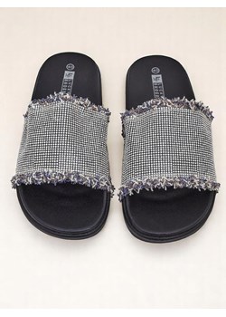 Royalfashion Damskie klapki na płaskiej podeszwie SparkleWalk ze sklepu royalfashion.pl w kategorii Klapki damskie - zdjęcie 183692649