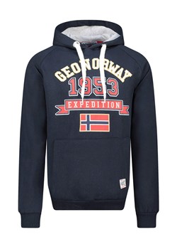 Geographical Norway Bluza &quot;Gollegio&quot; w kolorze granatowym ze sklepu Limango Polska w kategorii Bluzy męskie - zdjęcie 183693537